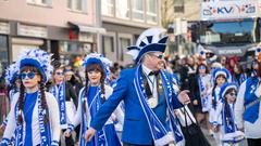 Der Rosenmontagsumzug 2025 in Burbach (Foto: SR/Pasquale D'Angiolillo)