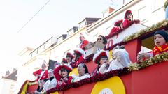 Der Rosenmontagsumzug 2025 in Burbach (Foto: SR/Pasquale D'Angiolillo)