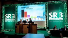 Das SR 3 Wahlstudio zur Landtagswahl 2017 (Foto: Dirk Guldner)