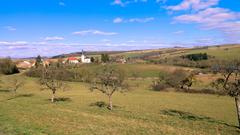Blauer Himmel über dem Saargau bei Leidingen (Foto: Reimund Lux)