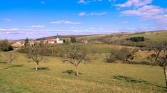 Blauer Himmel über dem Saargau bei Leidingen (Foto: Reimund Lux)