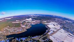 Drohnenflug über Losheimer Stausee (Foto: Heiko Britz)
