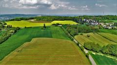 Landschaft von Saarwellingen aus der Vogelperspektive (Foto: Hermann Portz)