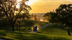 Goldene Stunde auf dem Saargau bei Rammelfangen (Foto: Klaus Maurer)