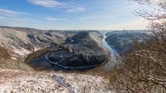 Winterliche Saarschleife (Foto: Klaus Maurer)