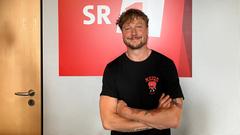 Samu Haber im SR 1 Studio (Foto: SR 1/Marko Völke)