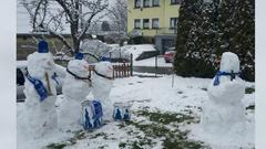 Schneemann-Fanfarenzug 1961 Ottweiler (Foto: NN)