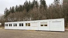 Container-Räume der Gemeinschaftsschule Türkismühle (Foto: Landkreis St. Wendel / Dirk Kiefer)
