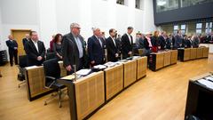 Schweigeminute im Landtag (Foto: Pasquale D'Angiolillo)