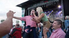 Der erste Abend auf der SR 3-SommerAlm mit der Cannstatter Wasen-Partyband 