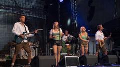 Der erste Abend auf der SR 3-SommerAlm mit der Cannstatter Wasen-Partyband 