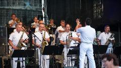 Der Sonntagabend auf der SommerAlm 2018 mit Pe Werner und der Big Band der Bundeswehr (Foto: Pasquale D'Angiolillo)