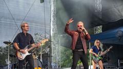 Der frühe Freitagabend auf der SommerAlm mit der Final Heat Band (Foto: SR/Pasquale D'Angiolillo)