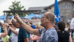 Der frühe Freitagabend auf der SommerAlm mit der Final Heat Band (Foto: SR/Pasquale D'Angiolillo)