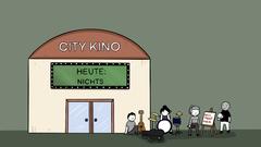 Geschlossenes Kino (Foto: Illustration Valérie Minelli)