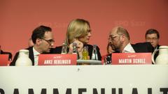 Heiko Maas, Anke Rehlinger und Martin Schulz (Foto: Pasquale D'Angiolillo)