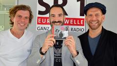 Flo und Rüde von den Sportfreunden Stiller zu Gast bei Daniel Simarro (Foto: SR 1)