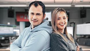 Maren Dinkela und Frank Falkenauer  (Foto: SR 1 / Timo Ries)