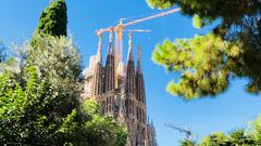 An der Basilika Sagrada Familía wird immer noch gebaut (Foto: SR 1)