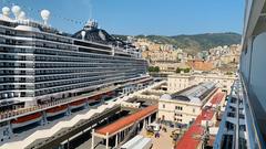 Noch liegt die MSC Orchestra im Hafen in Genua (Foto: SR 1)