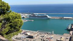 Blick auf die MSC Orchestra im Hafen von Barcelona (Foto: SR 1)