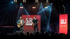 SR 1 Unplugged mit Max Giesinger im Cloef Atrium in Orscholz (Foto: Dirk Guldner)