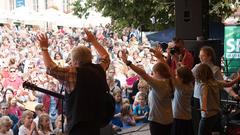 Die SR 3-Bühne auf dem Chorfestival 