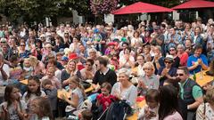 Die SR 3-Bühne auf dem Chorfestival 