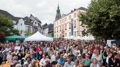 Die SR 3-Bühne auf dem Chorfestival 