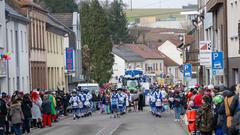 Der SR 3-Prunkwagen bei der närrischen Parade in Lebach (Foto: SR/Pasquale D'Angiolillo)