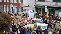 Der SR 3-Prunkwagen bei der närrischen Parade in Lebach (Foto: SR/Pasquale D'Angiolillo)