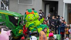 Der SR 3-Prunkwagen bei der närrischen Parade in Lebach (Foto: SR/Pasquale D'Angiolillo)