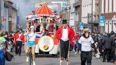 Der SR 3-Prunkwagen bei der närrischen Parade in Lebach (Foto: SR/Pasquale D'Angiolillo)