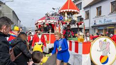 Der SR 3-Prunkwagen bei der närrischen Parade in Lebach (Foto: SR/Pasquale D'Angiolillo)