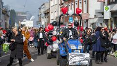 Der SR 3-Prunkwagen bei der närrischen Parade in Lebach (Foto: SR/Pasquale D'Angiolillo)