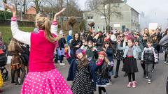 Der SR 3-Prunkwagen bei der närrischen Parade in Lebach (Foto: SR/Pasquale D'Angiolillo)