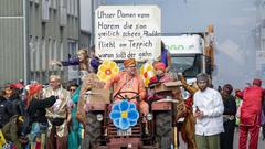 Der SR 3-Prunkwagen bei der närrischen Parade in Lebach (Foto: SR/Pasquale D'Angiolillo)