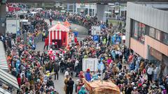 Der SR 3-Prunkwagen bei der närrischen Parade in Lebach (Foto: SR/Pasquale D'Angiolillo)