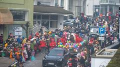 Der SR 3-Prunkwagen bei der närrischen Parade in Lebach (Foto: SR/Pasquale D'Angiolillo)