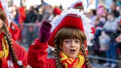 Der Rosenmontagsumzug 2023 in Burbach  (Foto: SR/Pasquale D'Angiolillo)