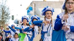 Der Rosenmontagsumzug 2023 in Burbach  (Foto: SR/Pasquale D'Angiolillo)