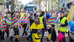 Der Rosenmontagsumzug 2023 in Burbach  (Foto: SR/Pasquale D'Angiolillo)