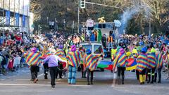 Der Rosenmontagsumzug 2023 in Burbach  (Foto: SR/Pasquale D'Angiolillo)