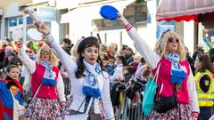 Der Rosenmontagsumzug 2023 in Burbach  (Foto: SR/Pasquale D'Angiolillo)