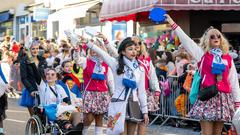 Der Rosenmontagsumzug 2023 in Burbach  (Foto: SR/Pasquale D'Angiolillo)
