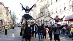 Der Rosenmontagsumzug 2023 in Burbach  (Foto: SR/Pasquale D'Angiolillo)