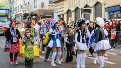 Der Rosenmontagsumzug 2023 in Burbach  (Foto: SR/Pasquale D'Angiolillo)