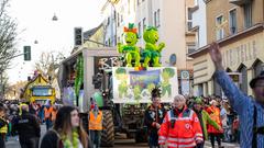 Der Rosenmontagsumzug 2023 in Burbach  (Foto: SR/Pasquale D'Angiolillo)