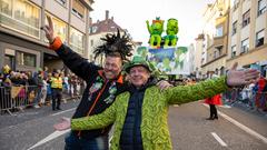 Der Rosenmontagsumzug 2023 in Burbach  (Foto: SR/Pasquale D'Angiolillo)