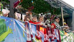 Der Rosenmontagsumzug 2023 in Burbach  (Foto: SR/Pasquale D'Angiolillo)